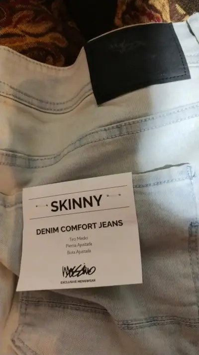 Jeans Denim Hank Skinny Fit Azul Claro - miniatura 5