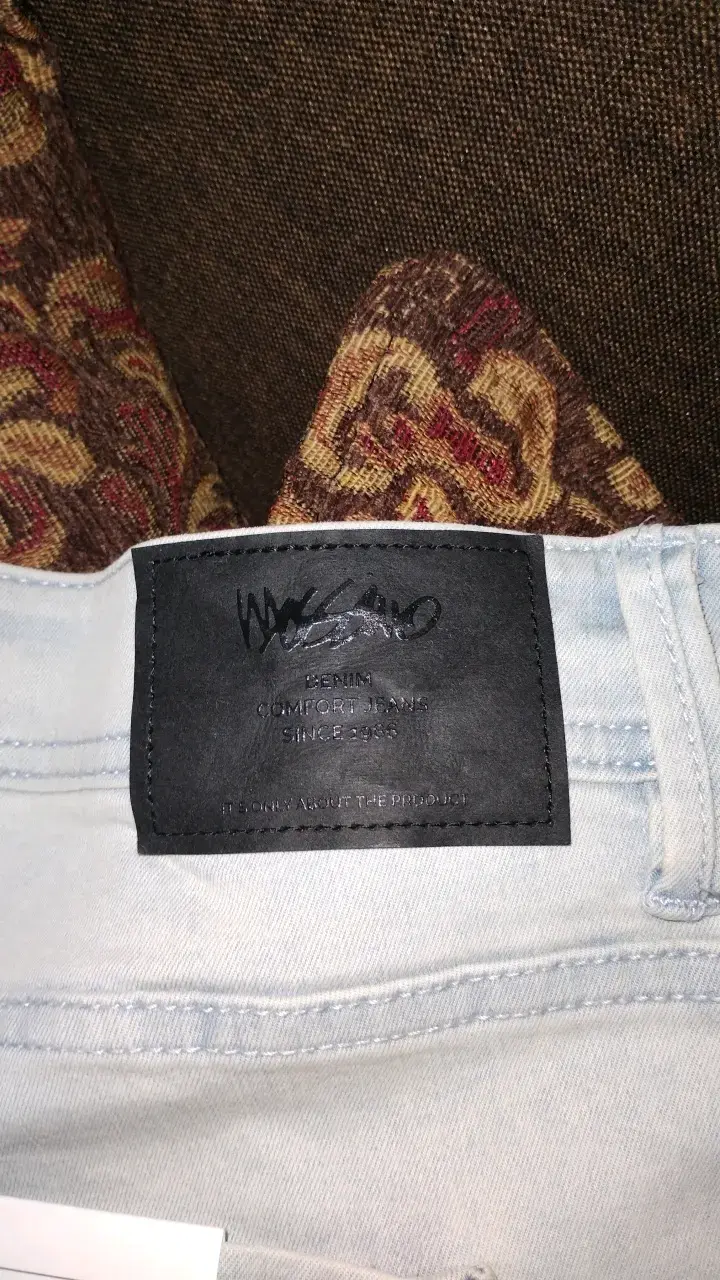 Jeans Denim Hank Skinny Fit Azul Claro - 6