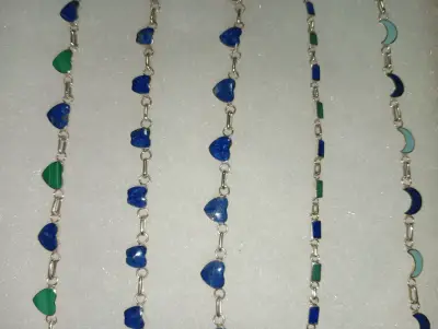 Pulseras de piedras naturales en plata - miniatura 2