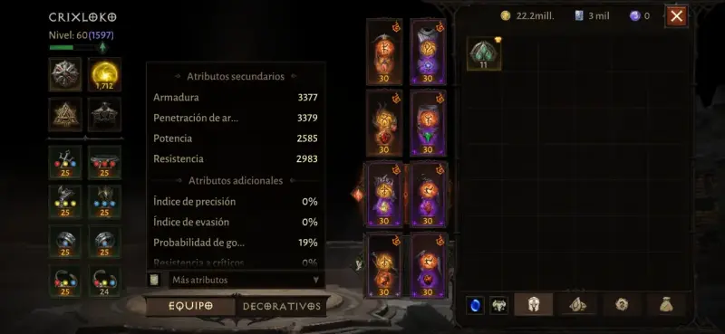 cuenta de diablo immortal - 3