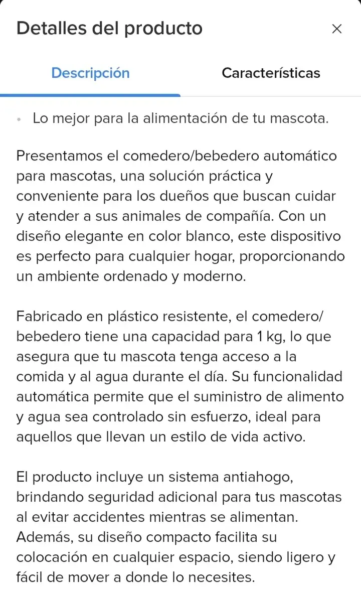 Comedero automático para mascotas con bebedero - 4