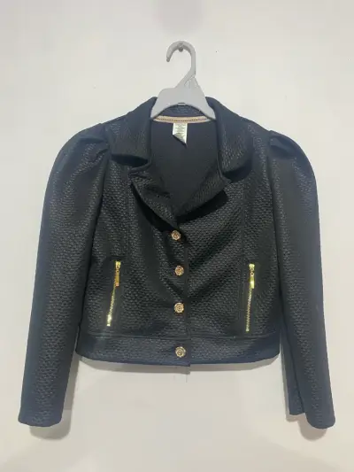 Chaqueta negra juvenil - miniatura 1