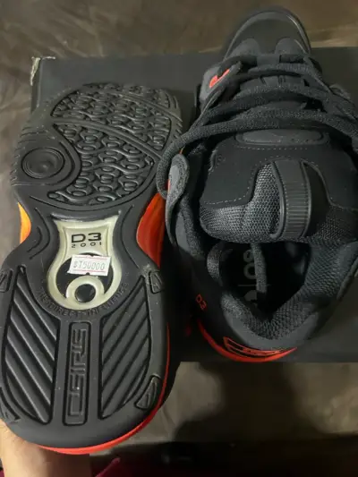 Zapatillas Osiris D3 2001 negras y naranjas - miniatura 5