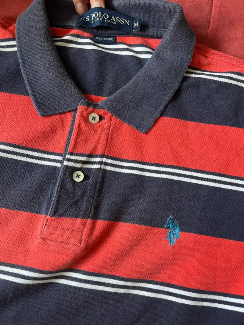 Polera Polo Rayada U.S. Polo Assn. Talla M - 4