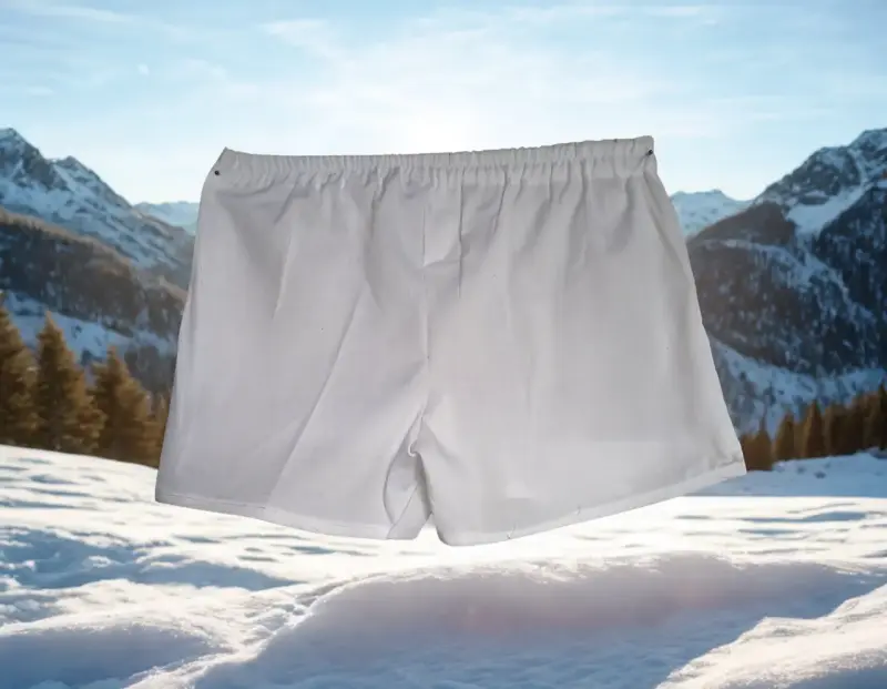 Shorts de baño blancos para hombre - 3