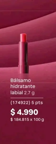 Bálsamo hidratante labial 2.7g