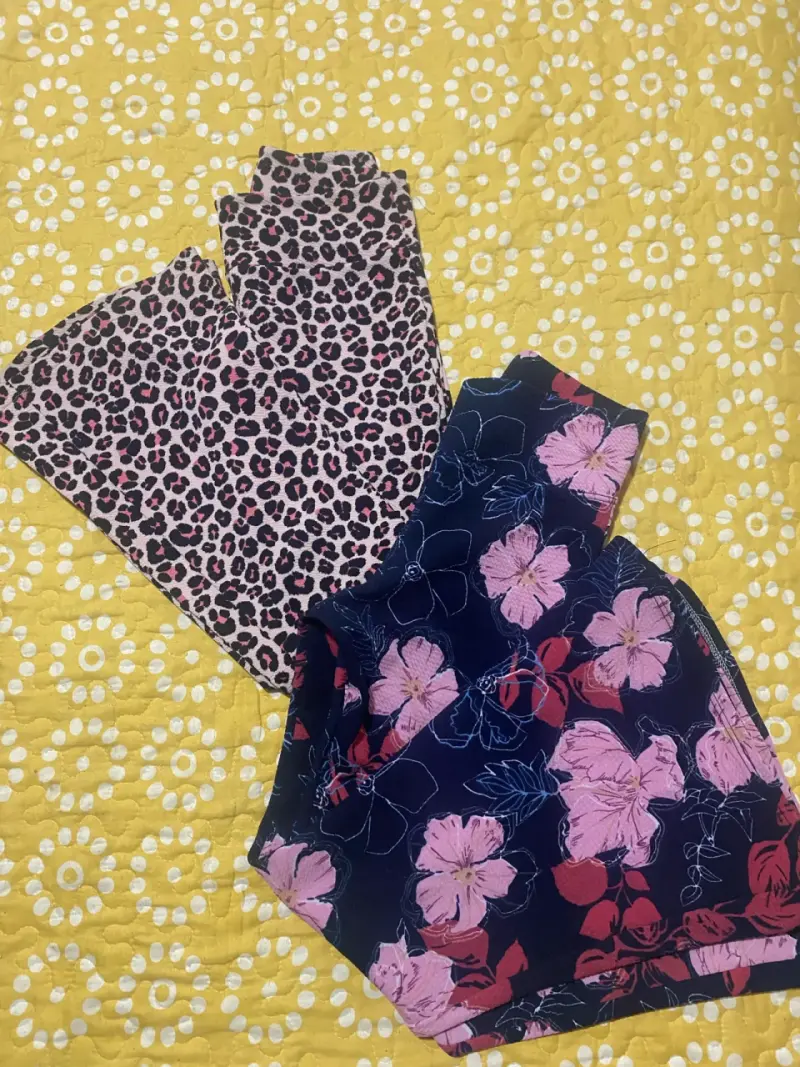 Pack de calzas estampadas para niña talla 10 - 1