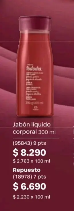 Jabón Líquido Corporal Tododia 300 ml