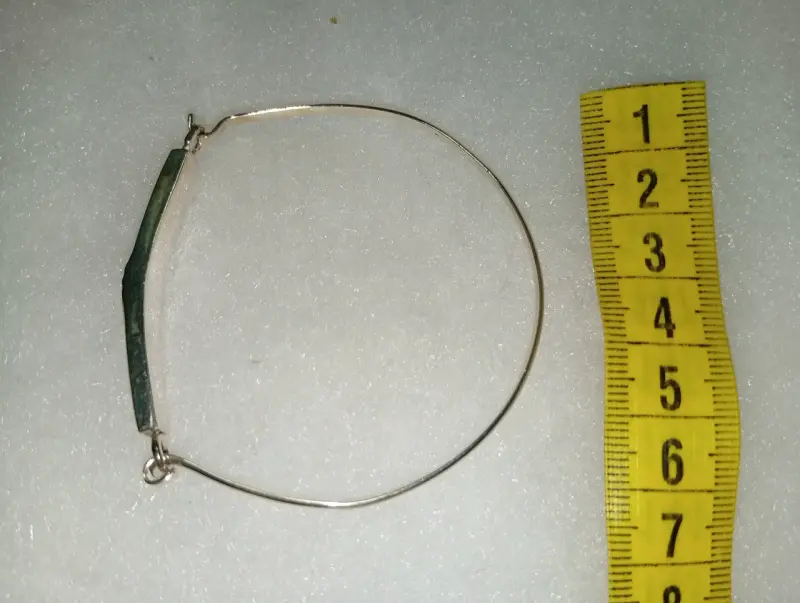 Pulsera de plata con incrustaciones de lapislázuli - 2
