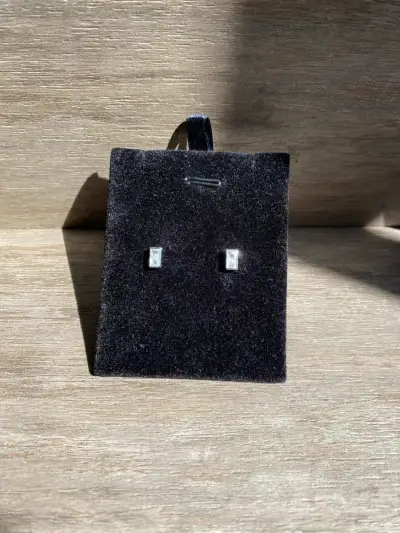 Aro circon baguette 3x7mm - miniatura 1