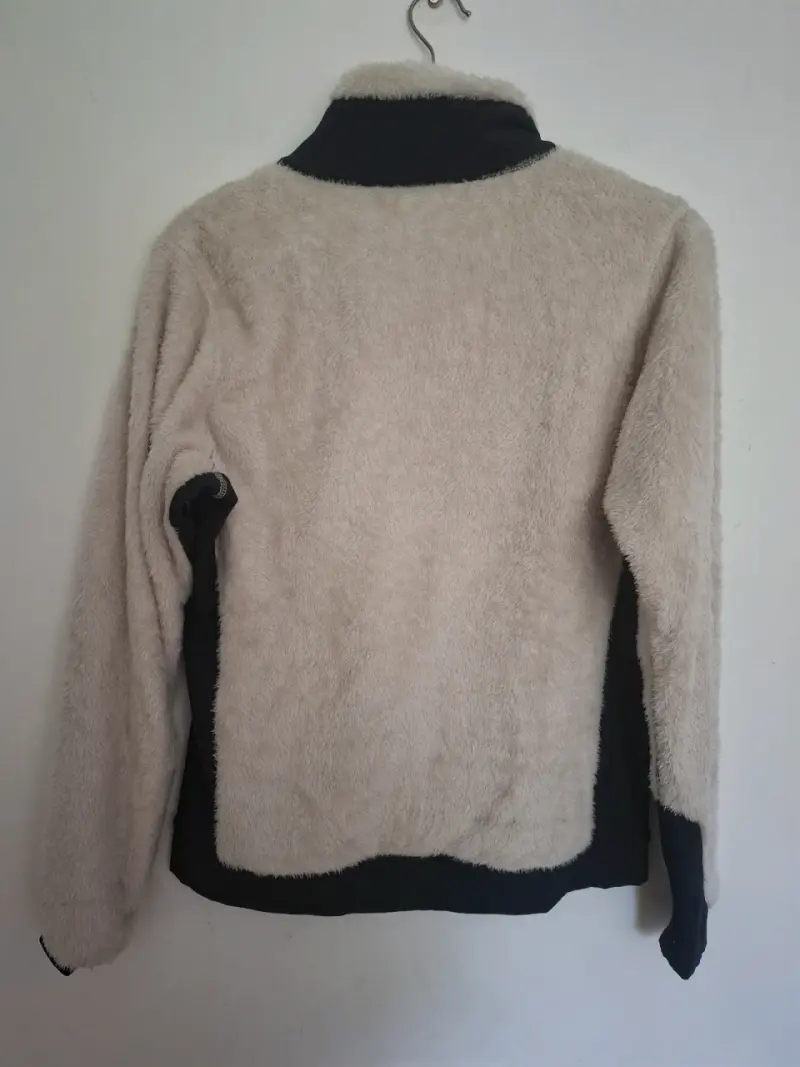 Chaqueta polar beige y negra para niño - 3
