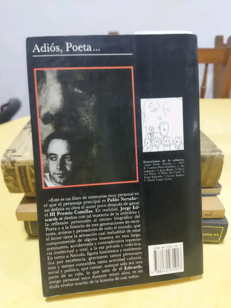 Libro 'Adiós, Poeta...' de Jorge Edwards - 2