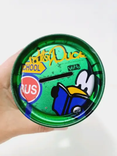 Lata coleccionable Patsy Duck verde - miniatura 1