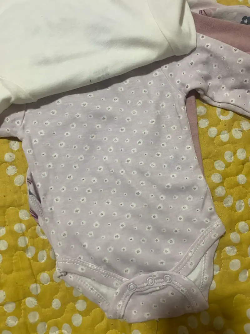 Set de bodies para bebé con diseño floral - 2