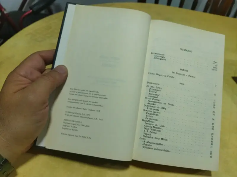 Libro de poesía de Rubén Darío edición especial - 4