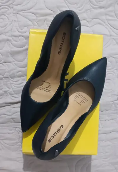 Zapatos de cuero negro Bottero elegantes - miniatura 2