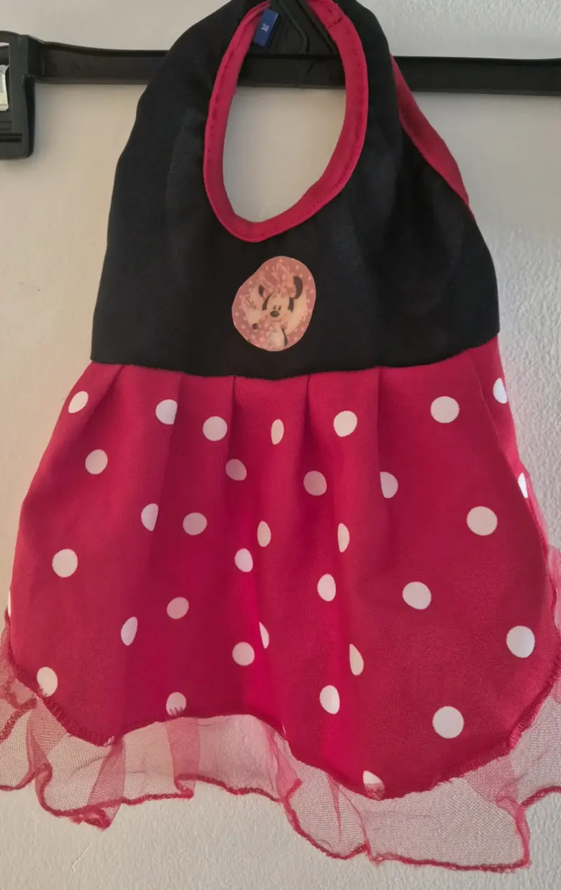 Vestido para perro estilo Minnie Mouse - 1