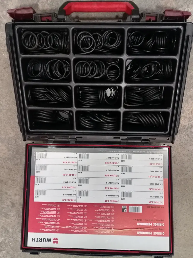 Set de Anillos O-Ring Würth en Caja Organizadora - 3