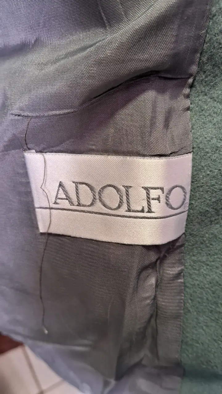 Abrigo verde elegante para mujer - 5
