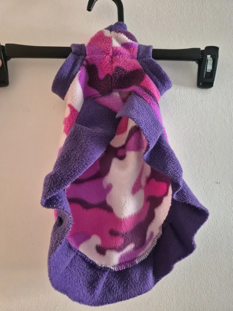 Abrigo para perro camuflaje rosa y morado - 2