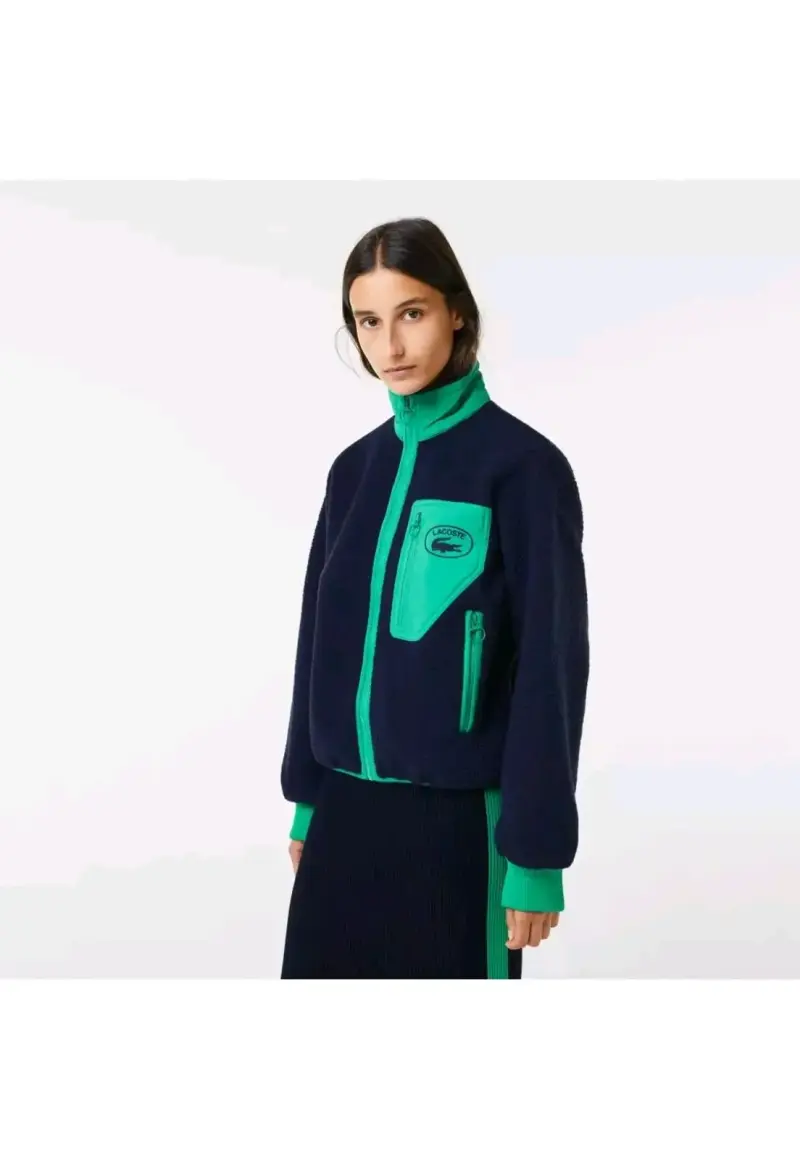 Chaqueta Lacoste azul y verde - 2