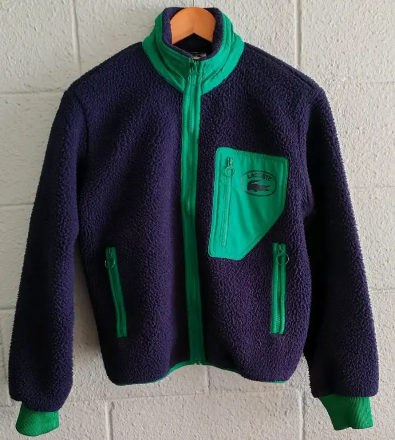 Chaqueta Lacoste azul y verde - 4