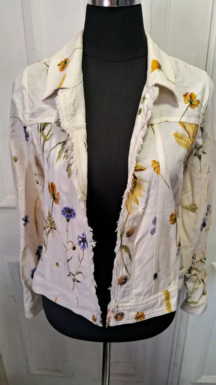Chaqueta de mujer con estampado floral - 2