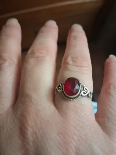 Conjunto de anillos de plata con diseños variados - miniatura 4