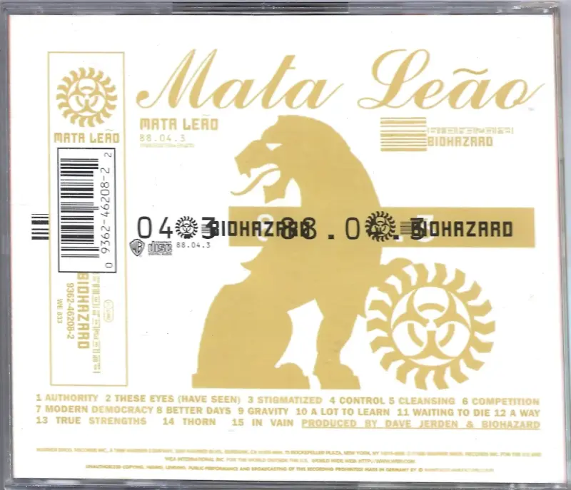 Biohazard ‎– Mata Leão (CD) - 2