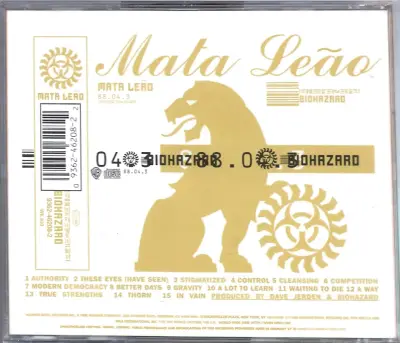 Biohazard ‎– Mata Leão (CD) - miniatura 2
