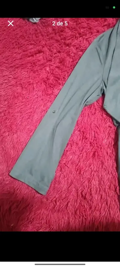 Chaqueta gris con cinturón Regatta talla L - miniatura 2