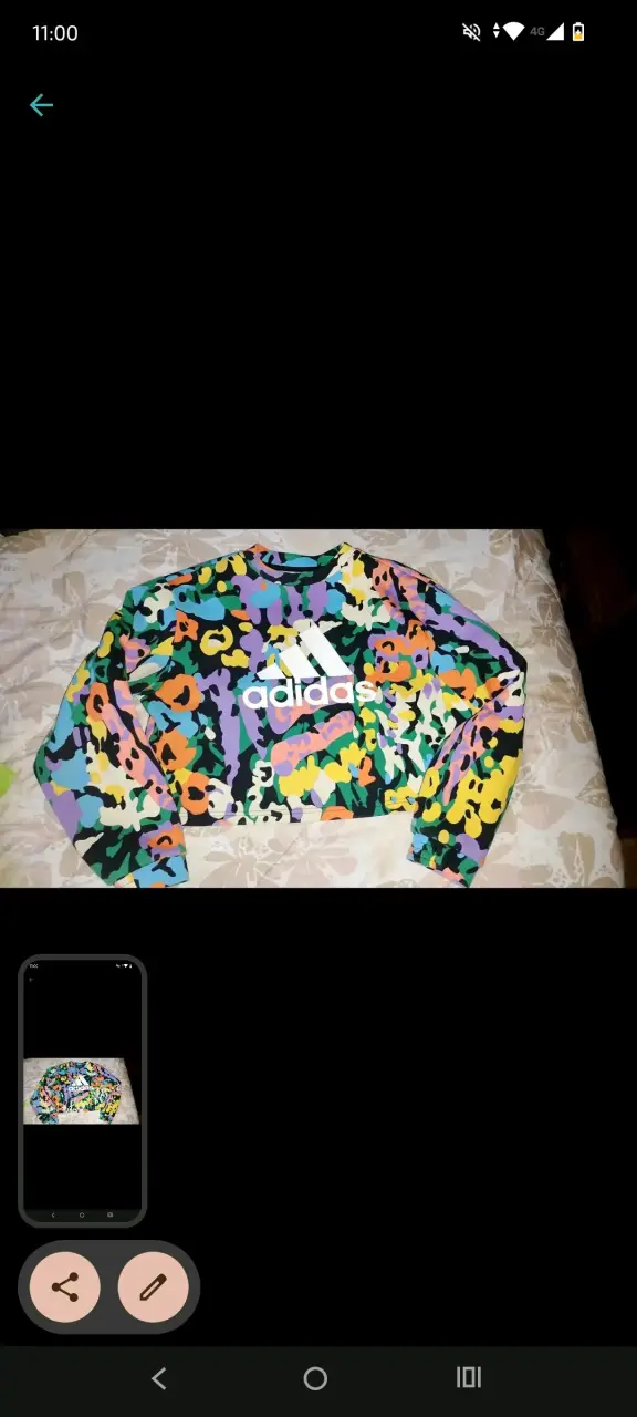 Polerón estampado multicolor Adidas - 2