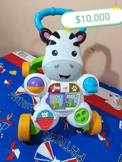 Andador infantil con diseño de cebra interactivo - miniatura 1