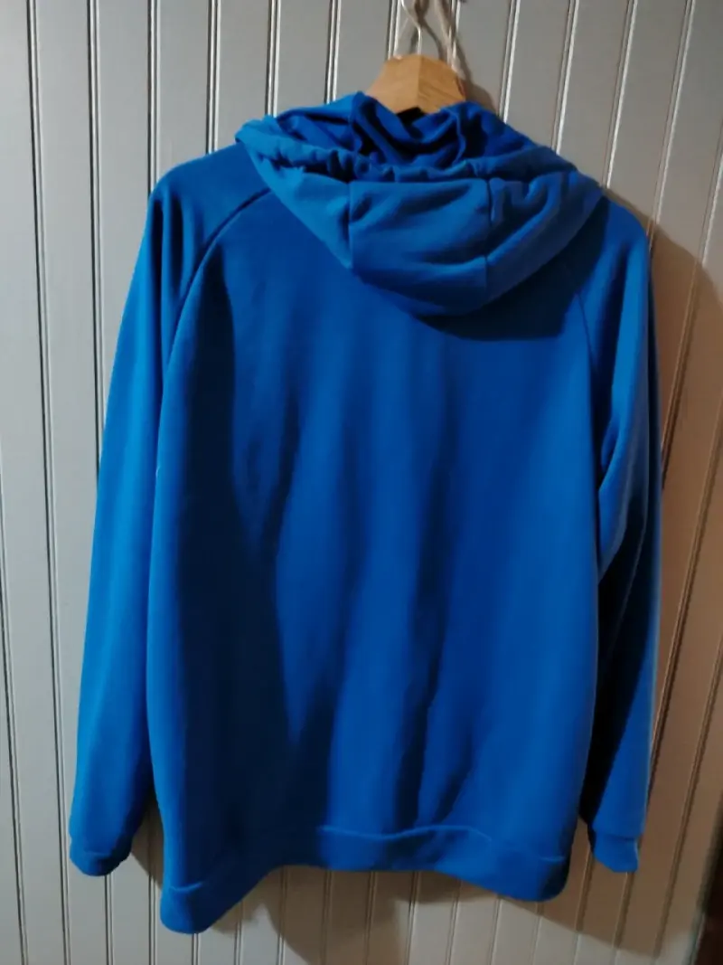 Polerón Nike azul con capucha y cierre - 2