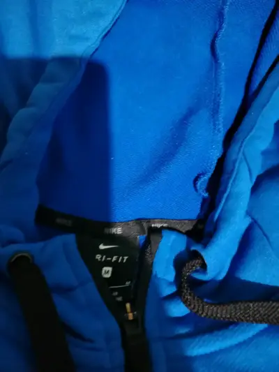 Polerón Nike azul con capucha y cierre - miniatura 4