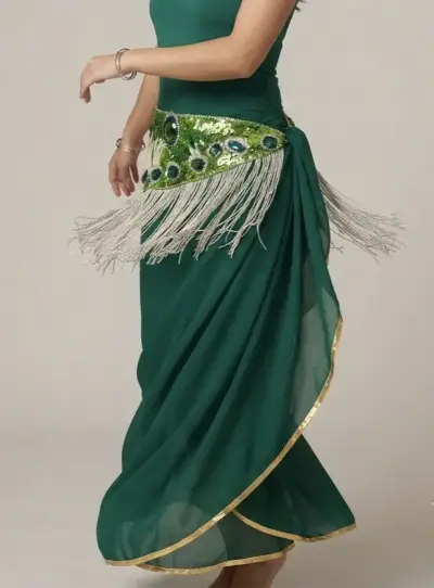 Conjunto de Danza Árabe Caderín y Pareo S/M - miniatura 1