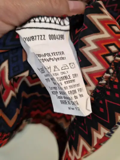 Vestido estampado zigzag AX Paris talla 14 - miniatura 4