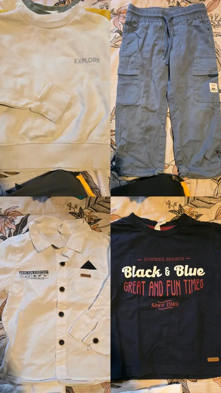 Ropa de niño variada con chaquetas y camisas - 2