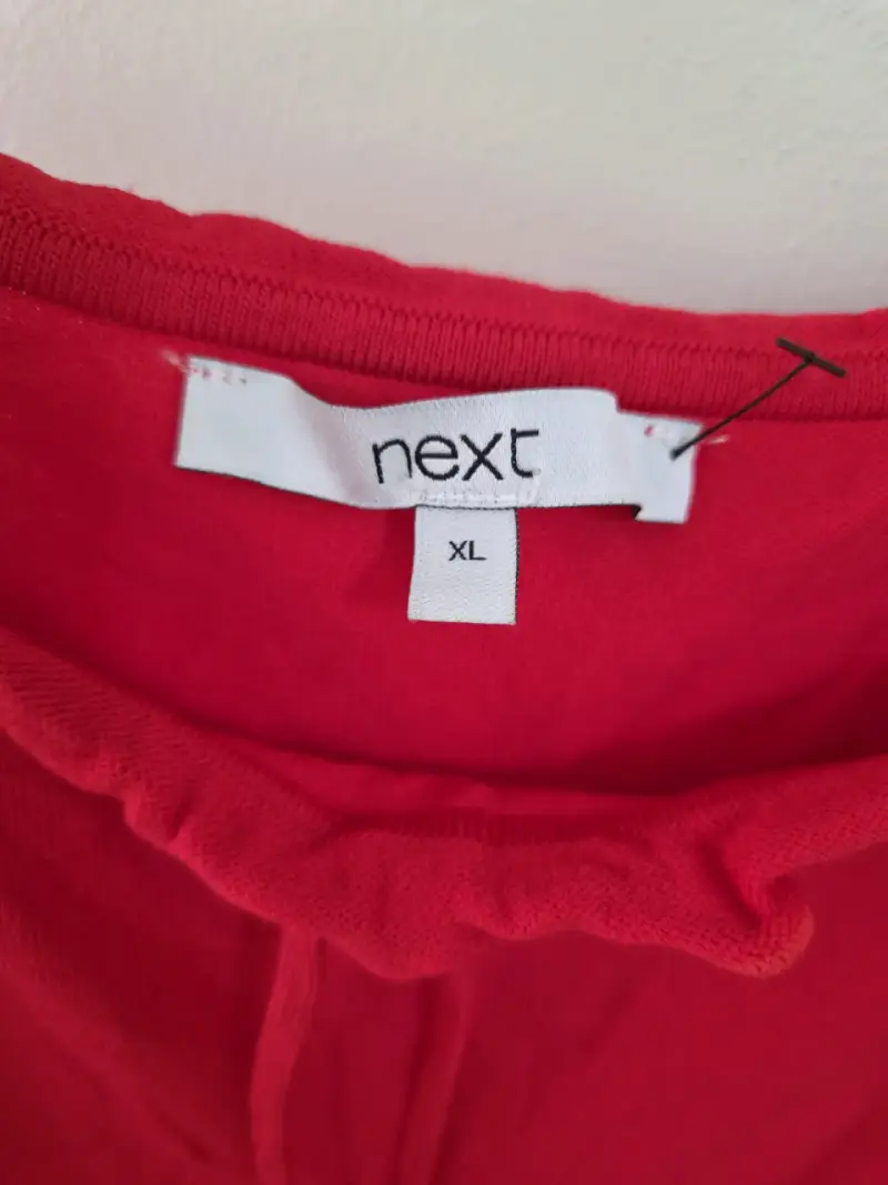 Vestido rojo casual de tirantes Next - 2