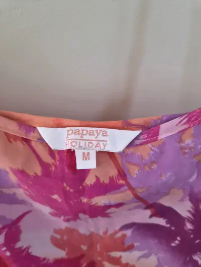 Vestido de verano estampado floral Papaya - miniatura 4