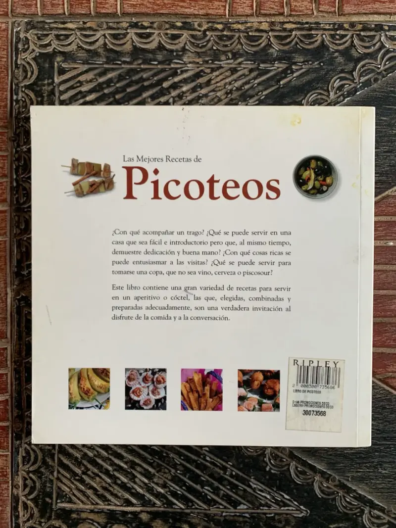 Libro de recetas 'Picoteos' para aperitivos - 2