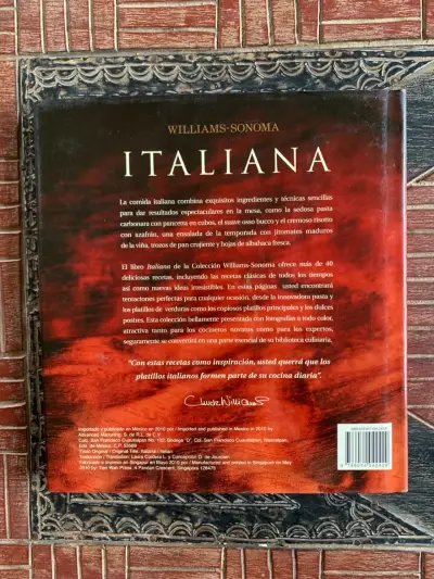 Libro de cocina italiana Williams-Sonoma - miniatura 2