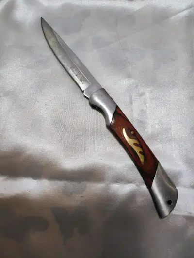 Cuchillo plegable Redline con mango de madera - miniatura 1