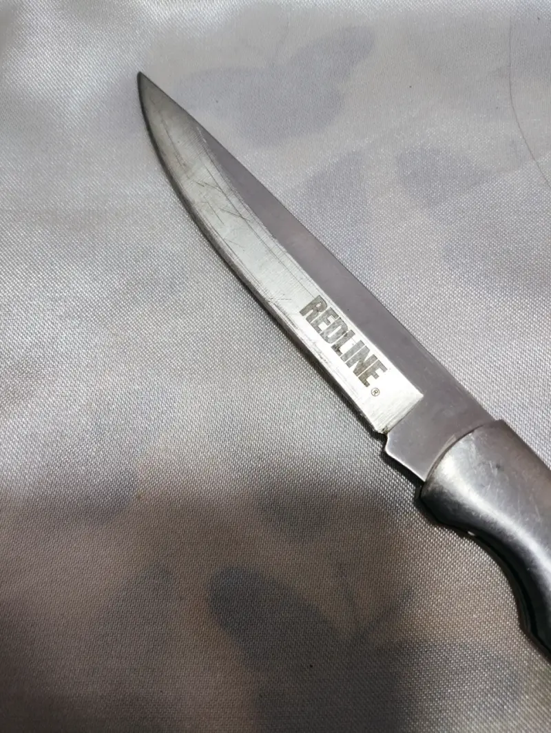 Cuchillo plegable Redline con mango de madera - 2