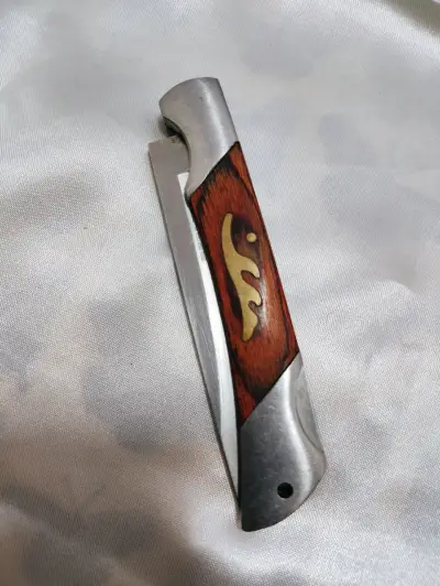 Cuchillo plegable Redline con mango de madera - miniatura 3