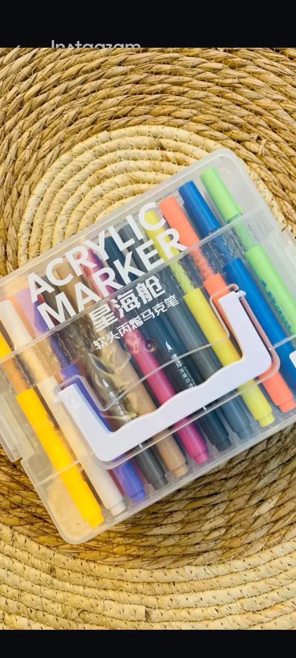 Set de 60 Marcadores Acrílicos de Colores