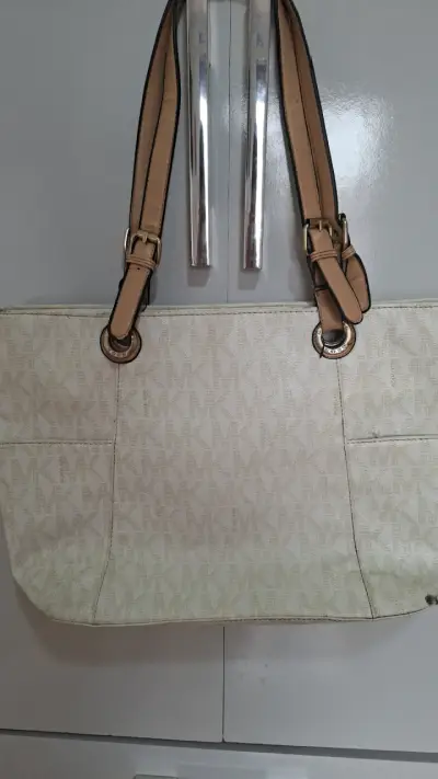 Bolso tote beige Michael Kors - miniatura 1