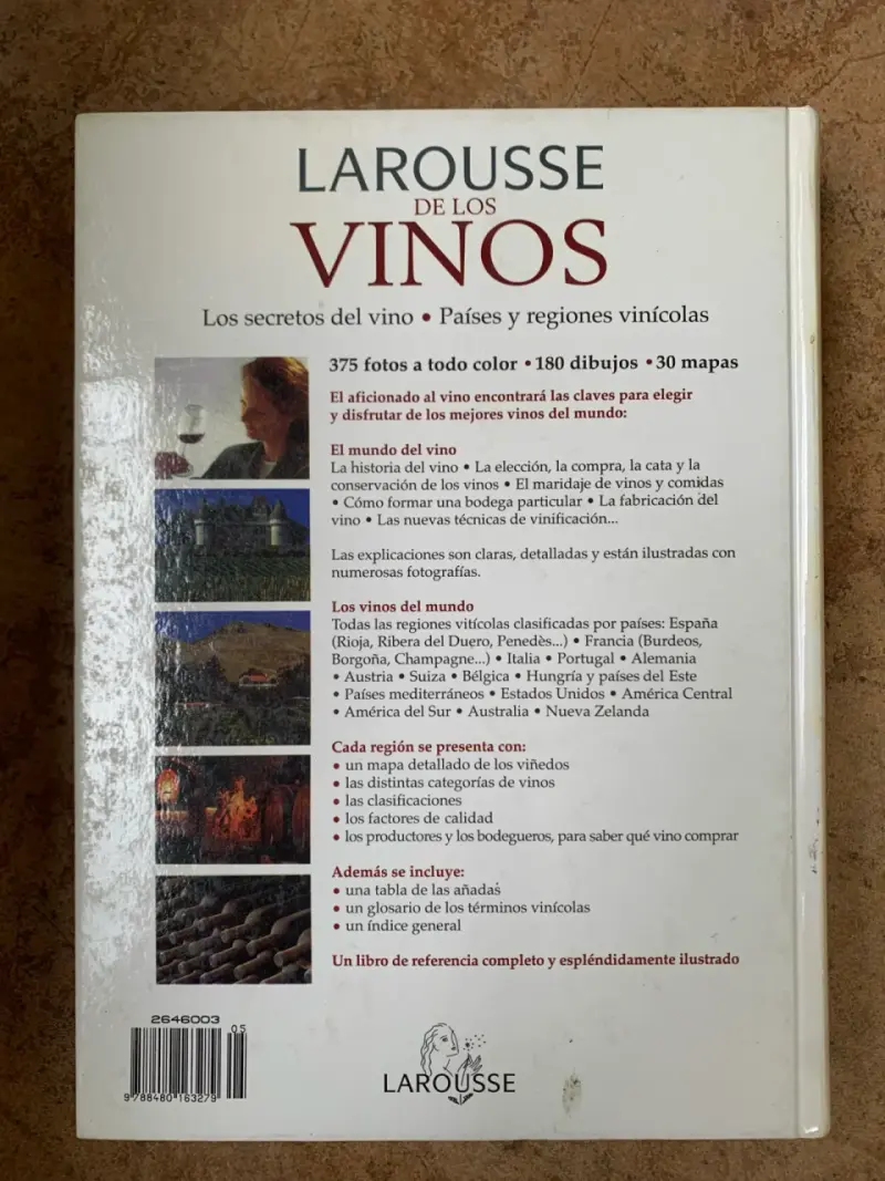 Libro Larousse de los Vinos con mapas y fotos - 2