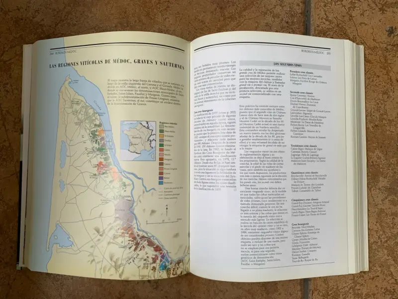 Libro Larousse de los Vinos con mapas y fotos - 3