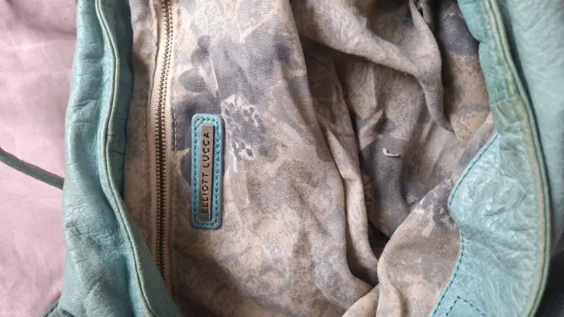 Bolso de cuero verde Elliott Lucca - 2